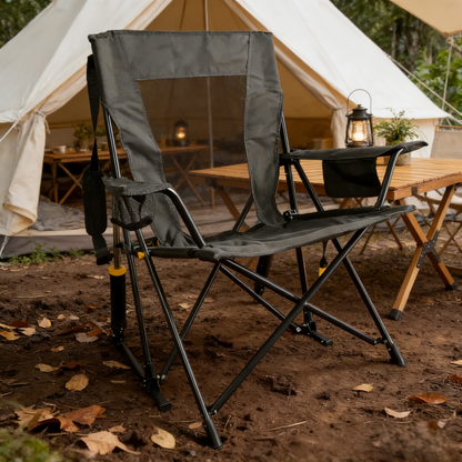 Cozylife Premium Outdoor Folding Rocking Camping Chair