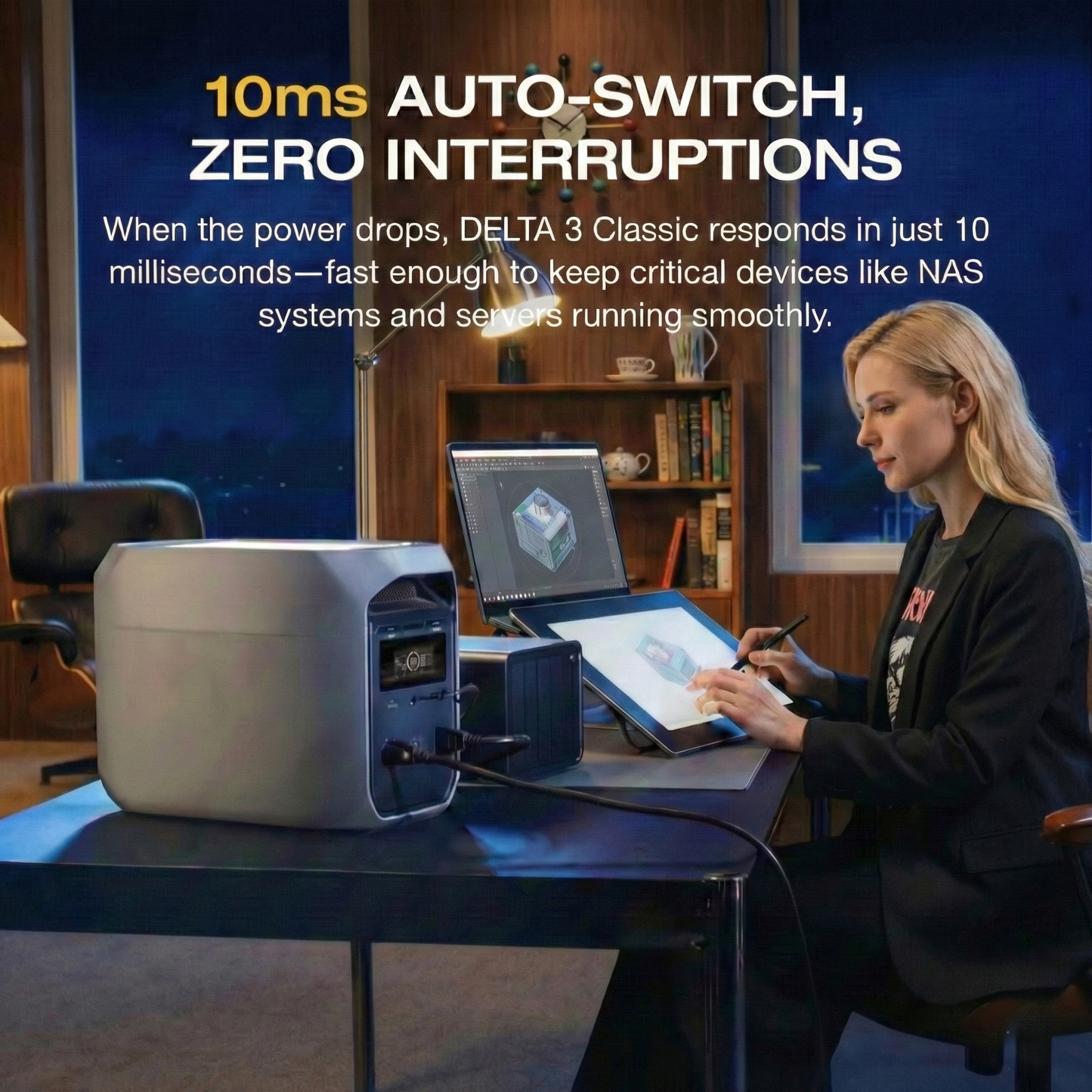 Large Capacity + Fast Charging = Endless Power, Anywhere, Anytime